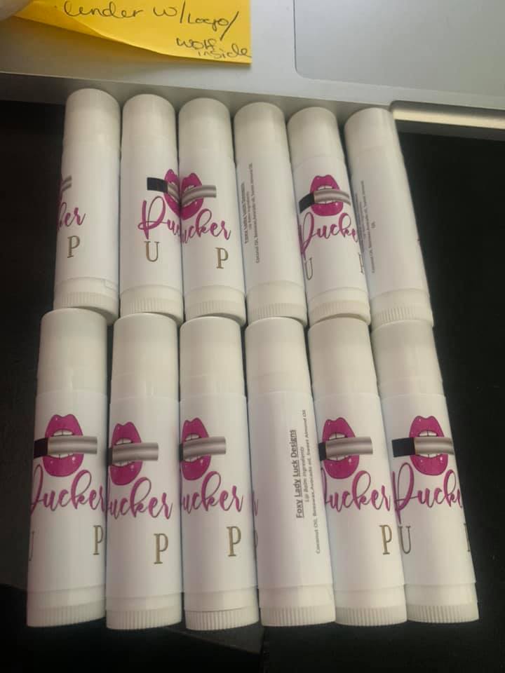 custom lip balms, natural lip balms, with your custom label