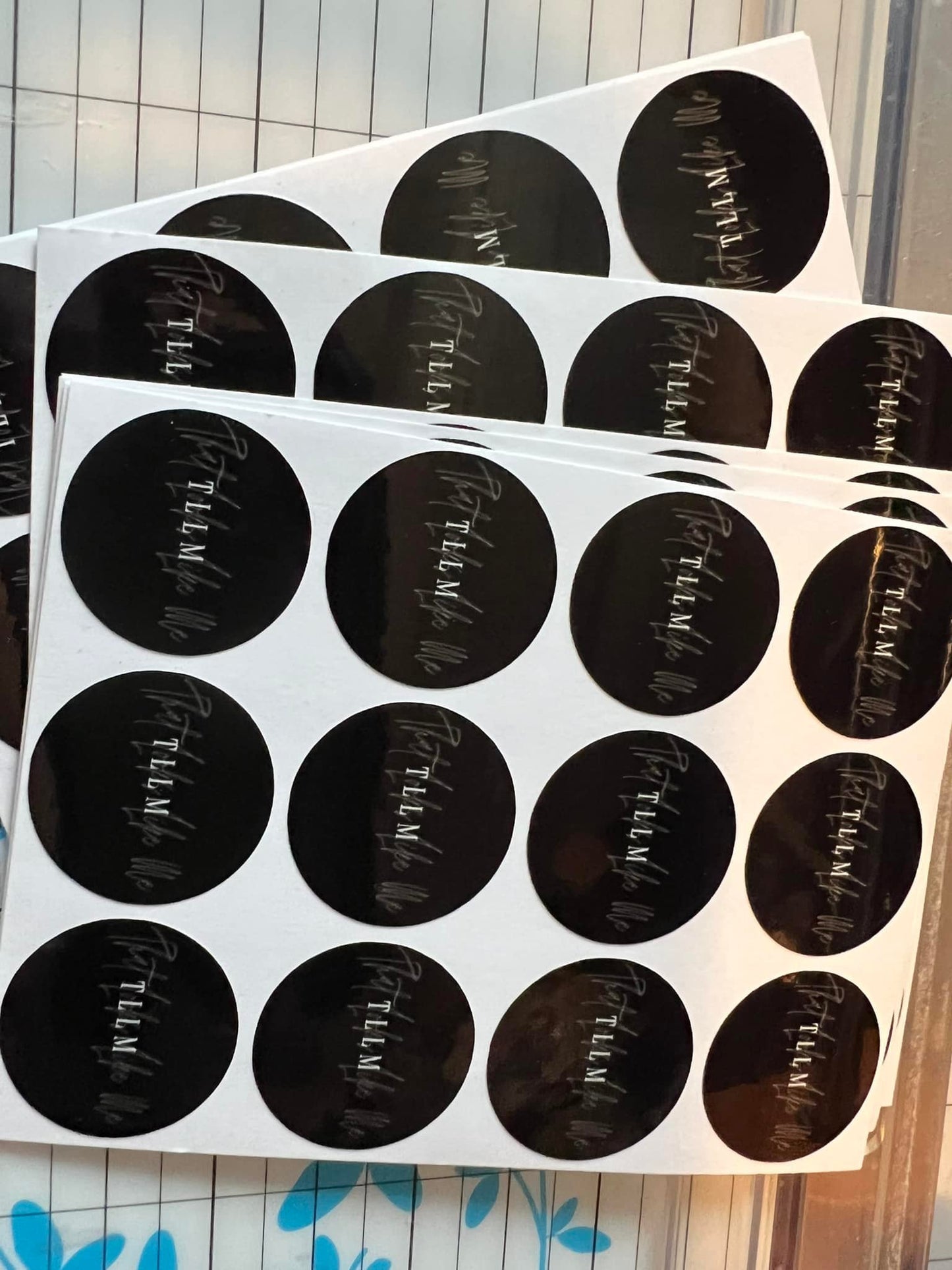 Custom cut vinyl stickers