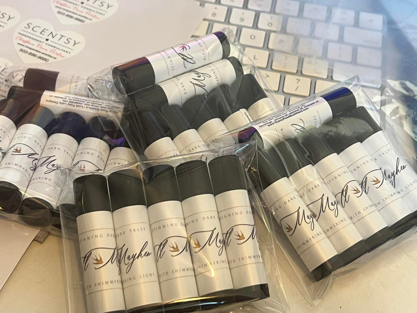 custom lip balms, natural lip balms, with your custom label