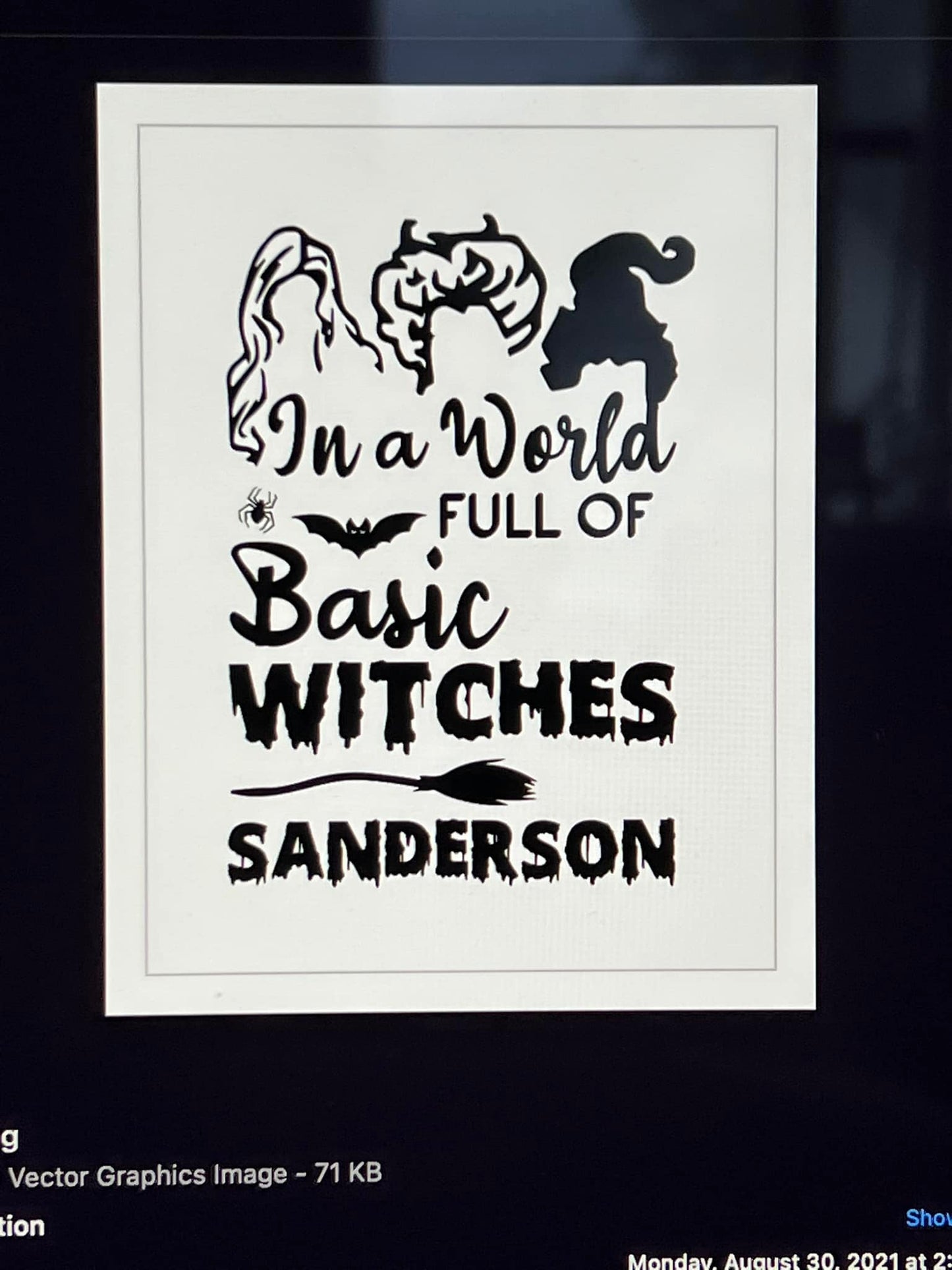 hocus pocus Sanderson sweater