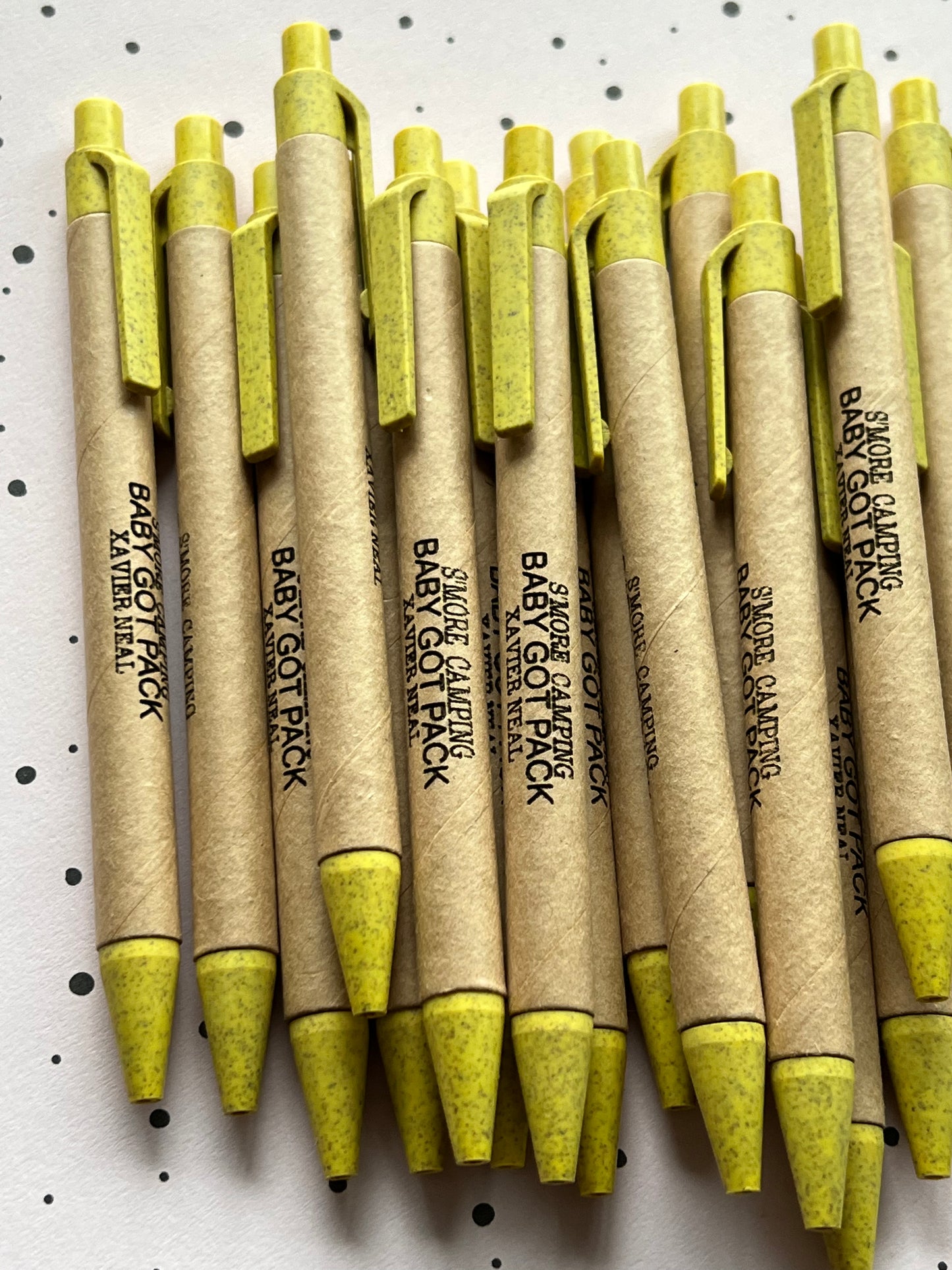 recycled pens engraved