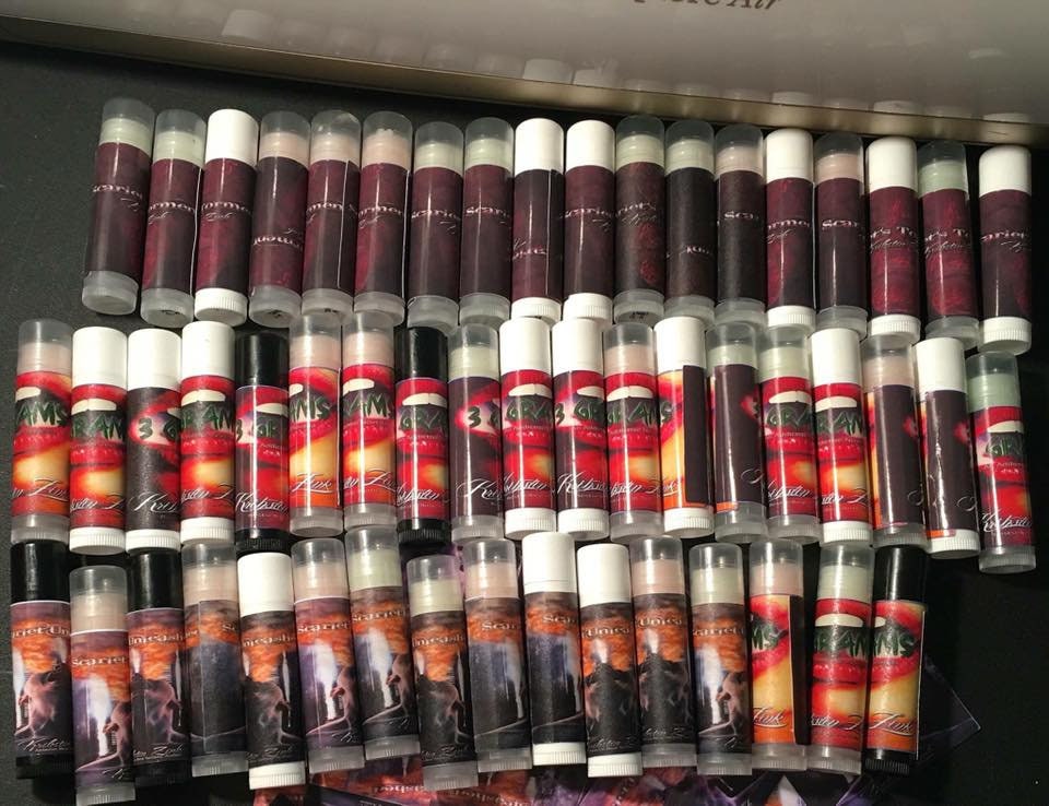 custom lip balms, natural lip balms, with your custom label