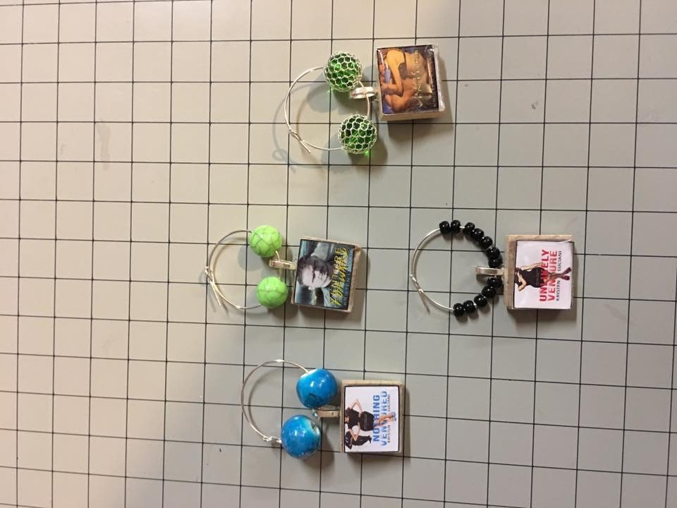 Custom Wine glass charms