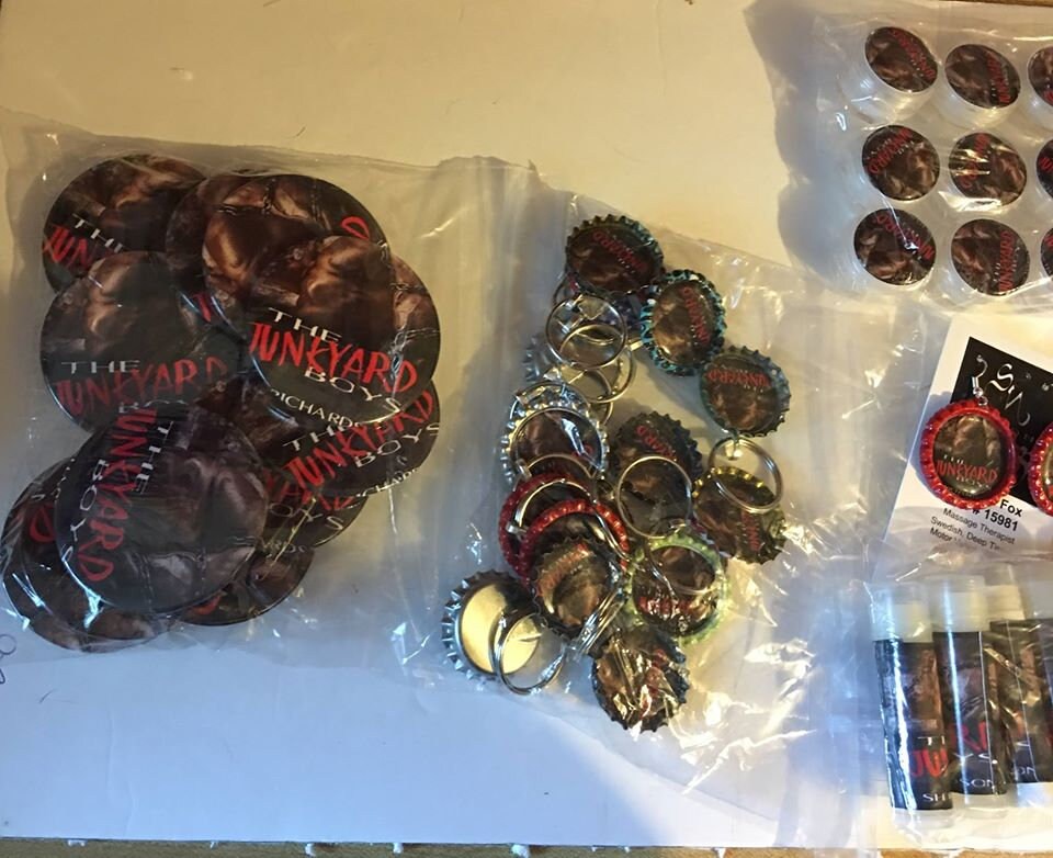 Bottle cap keychains
