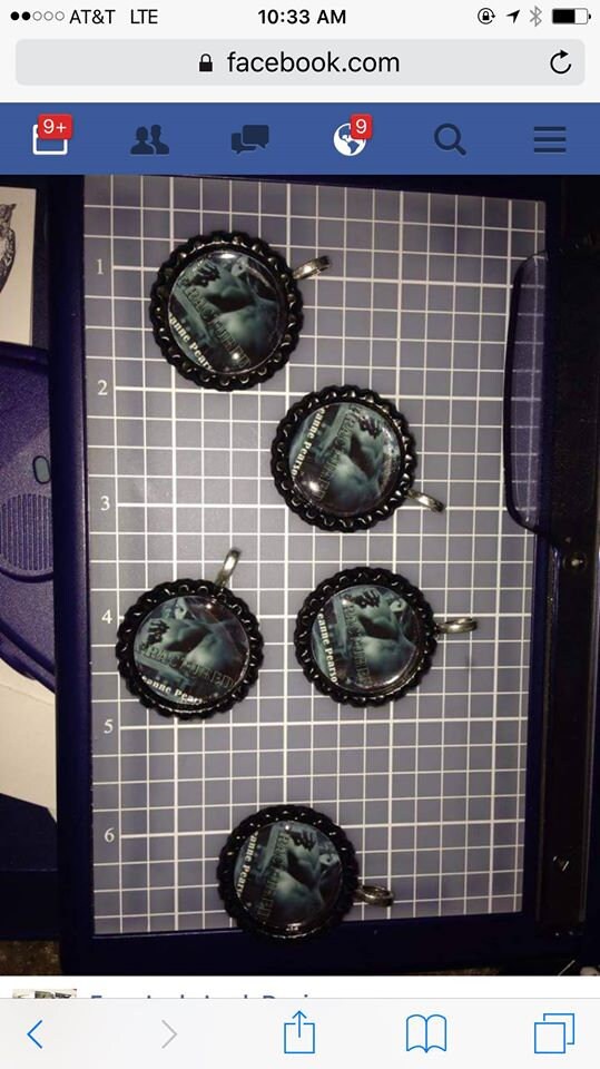 Bottle cap keychains