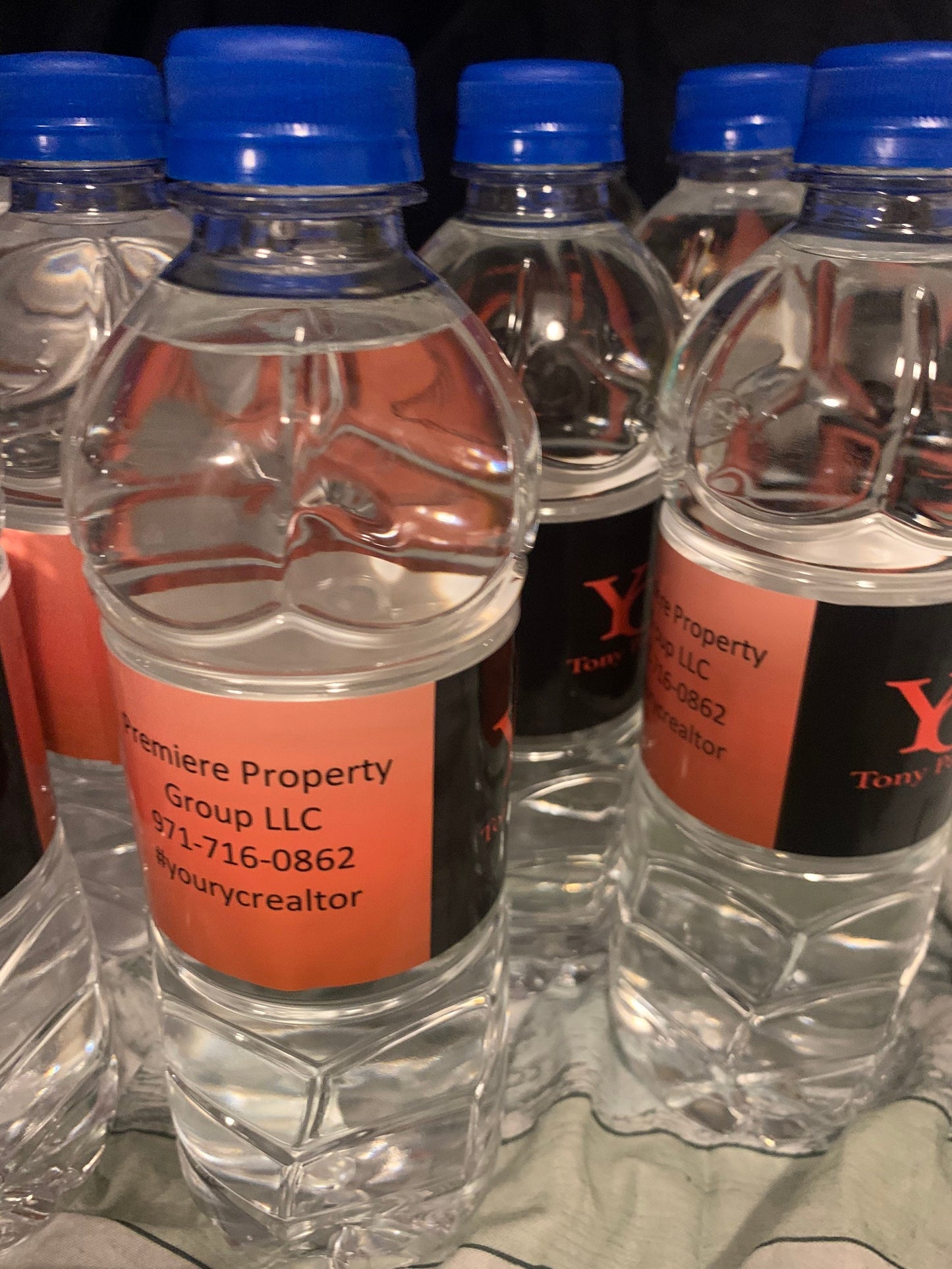 Water bottle labels