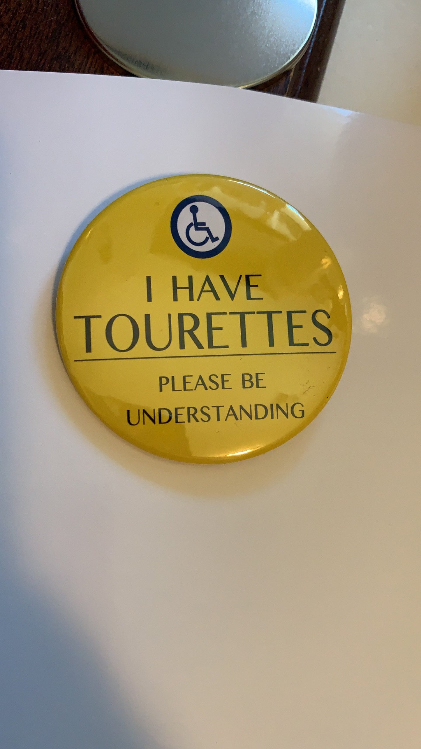 Tourette’s 2 1/4 inch buttons