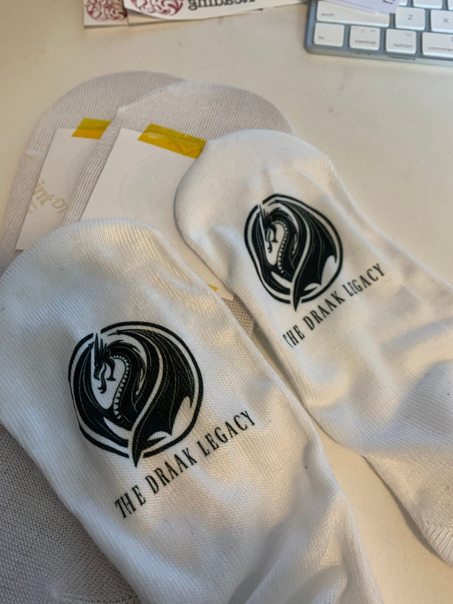 Custom socks with your image on them or logo.