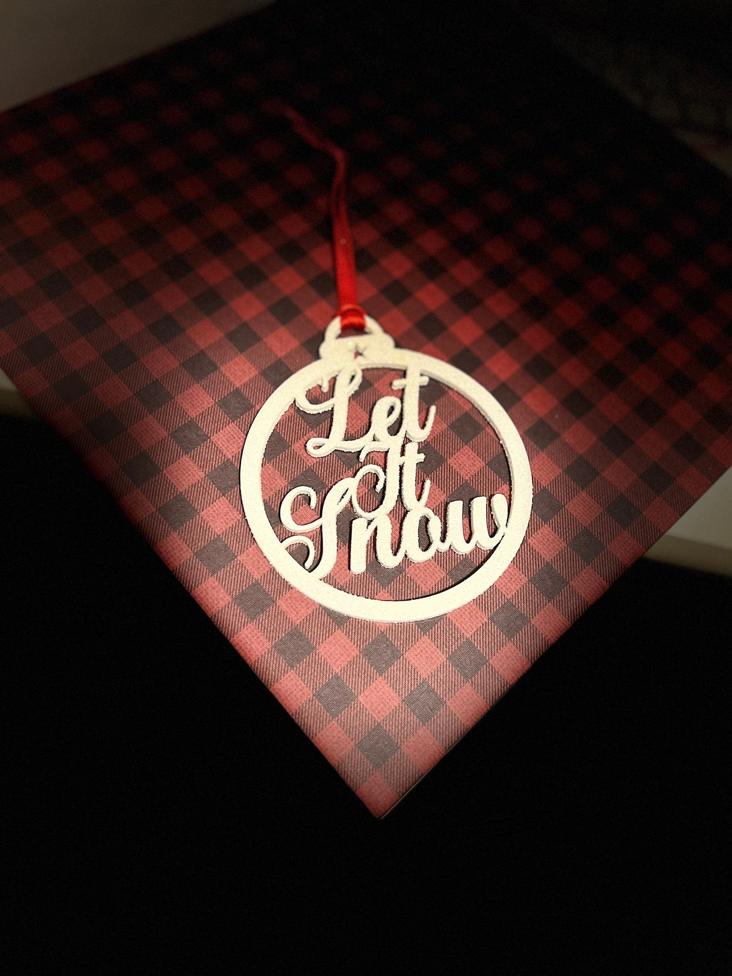 Let it snow ornament