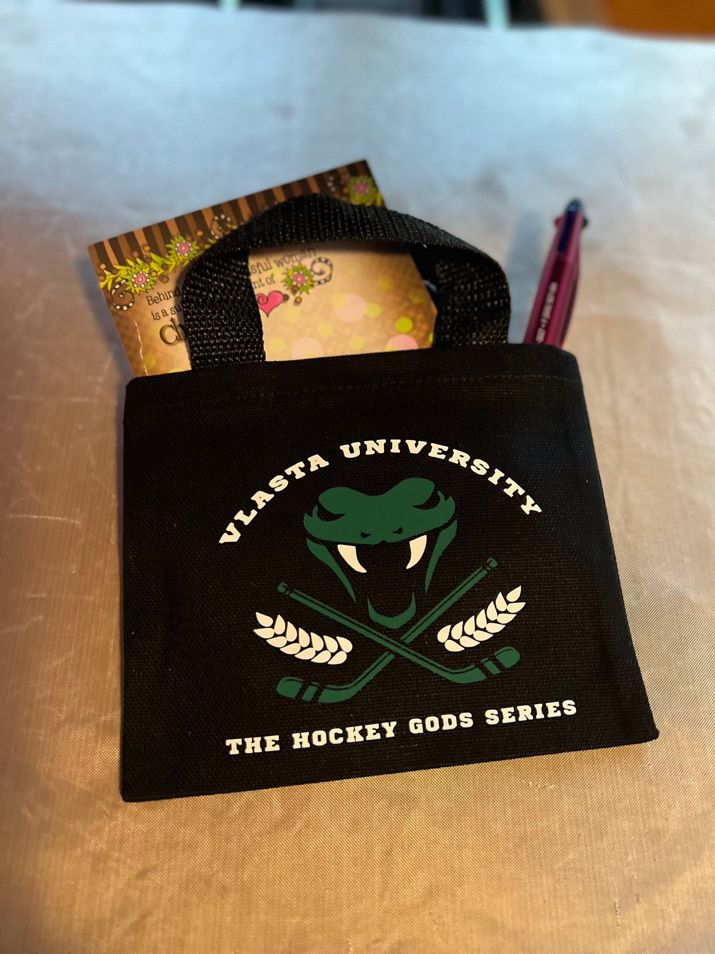 Mini canvas tote bags