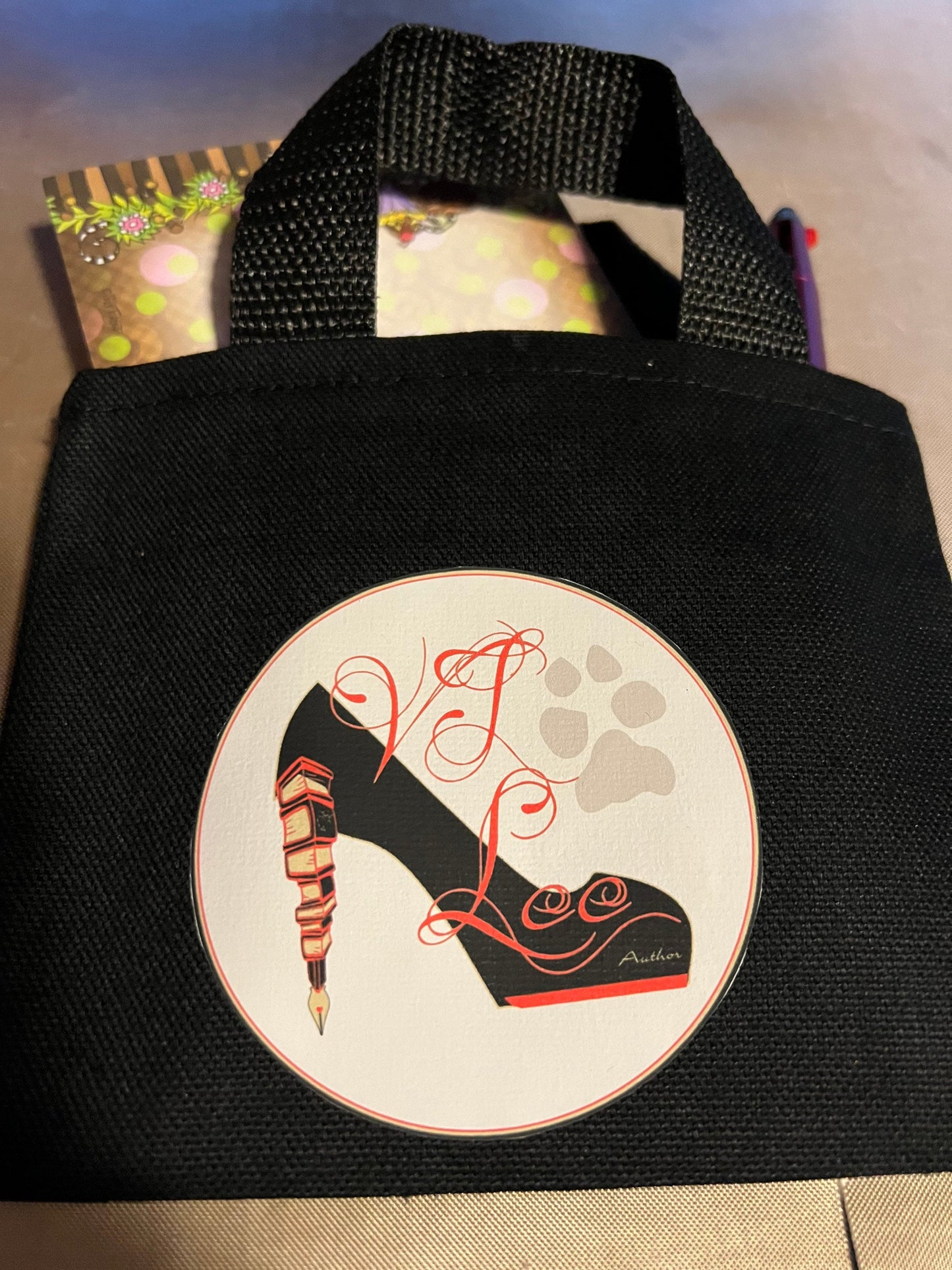 Mini canvas tote bags