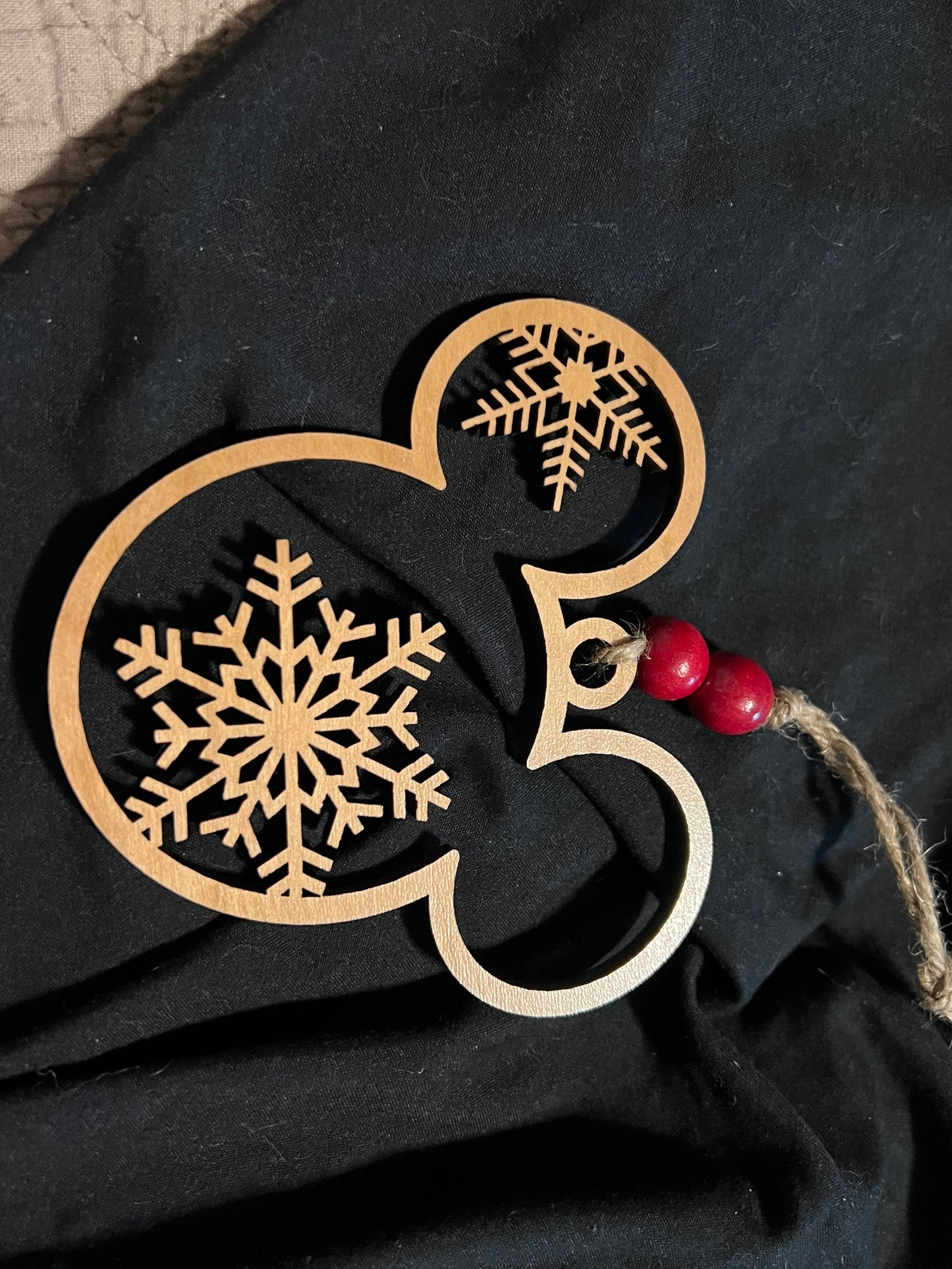 Mickey and Minnie ornament set