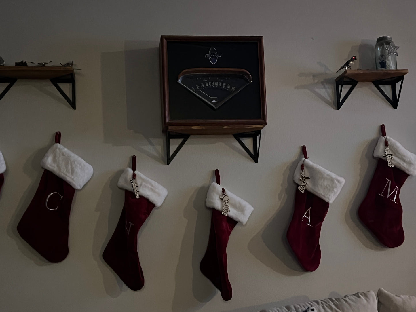 Stocking name tags