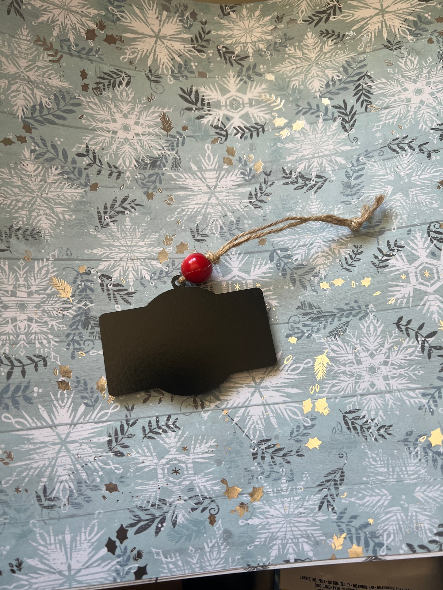 Zip code ornament