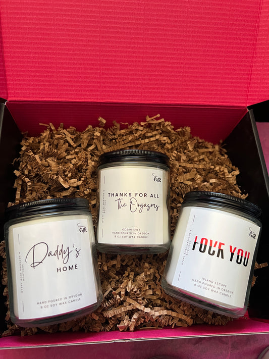 Adult candles box set Daddy