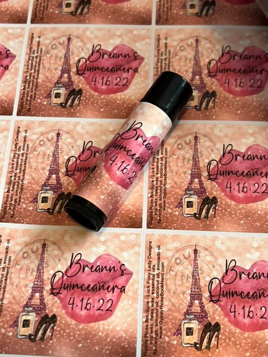 custom lip balms, natural lip balms, with your custom label