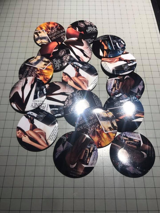 buttons 2 1/4 customizable buttons