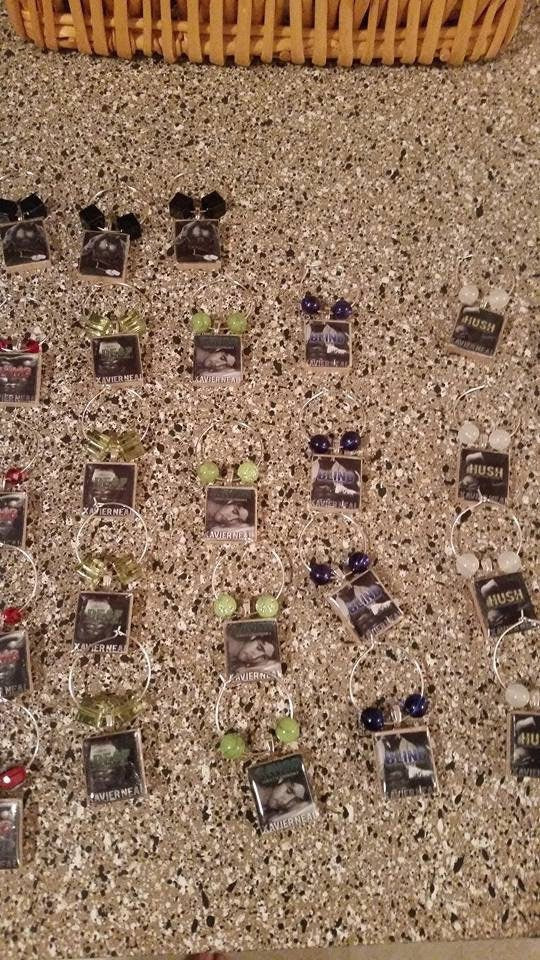 Custom Wine glass charms