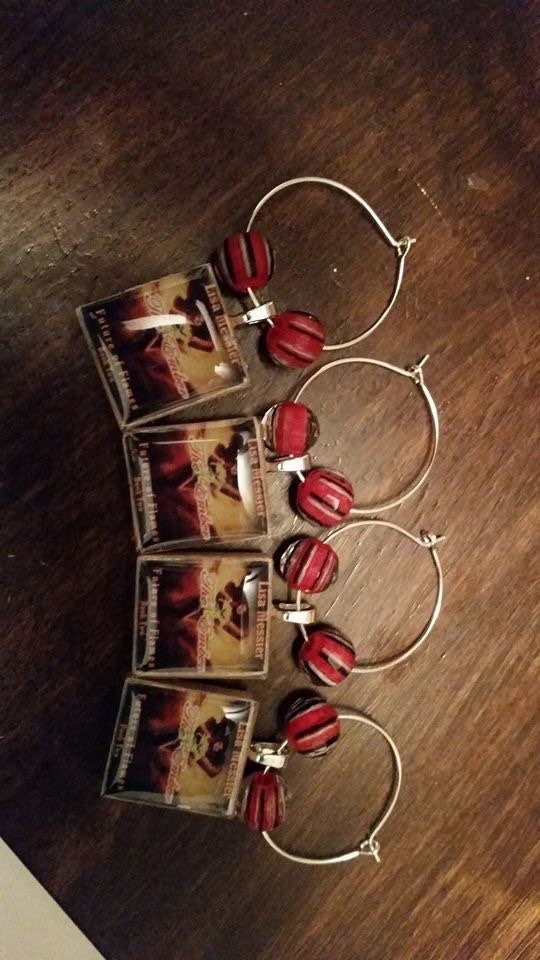 Custom Wine glass charms
