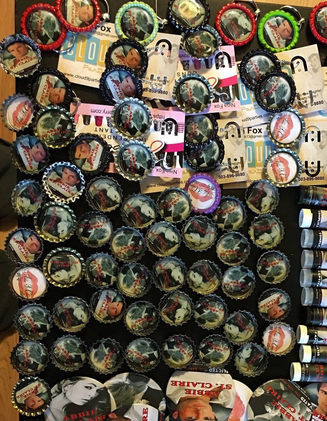 Bottle cap magnets