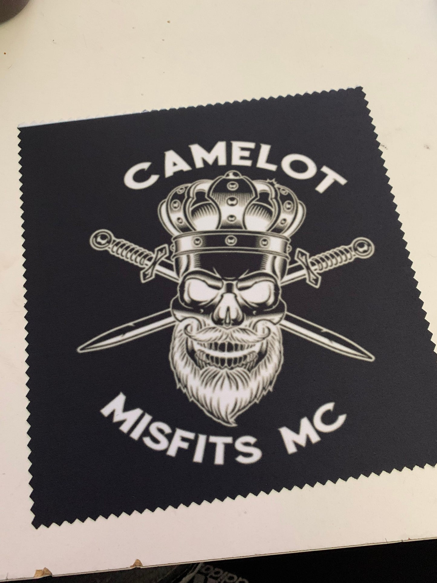 Custom lens cleaning cloth