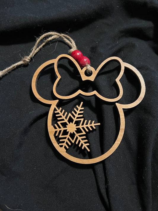 Mickey and Minnie ornament set