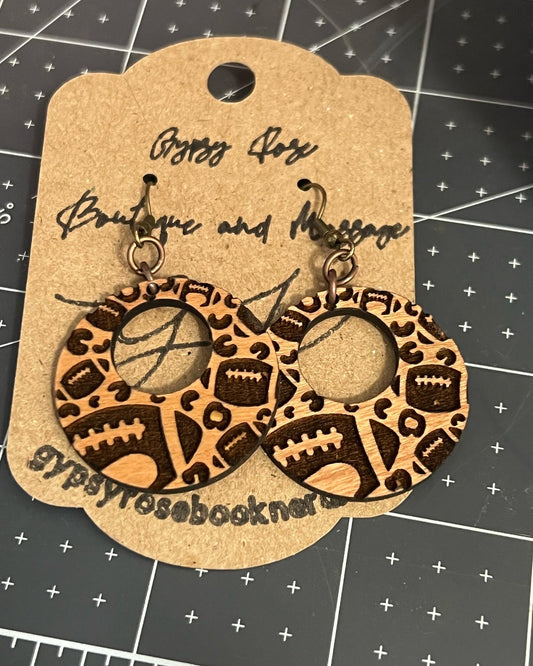 Football earrings